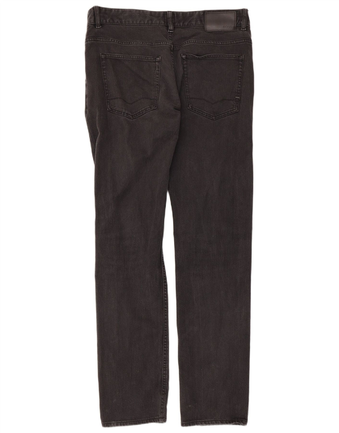 HUGO BOSS Damen Delaware Slim Jeans W34 L32 Schwarze Baumwolle