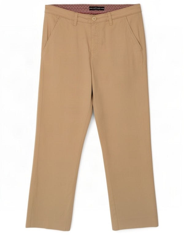 Guess Straight Chino-Hose für Jungen, 15–16 Jahre, W30 L23, Beige Baumwolle