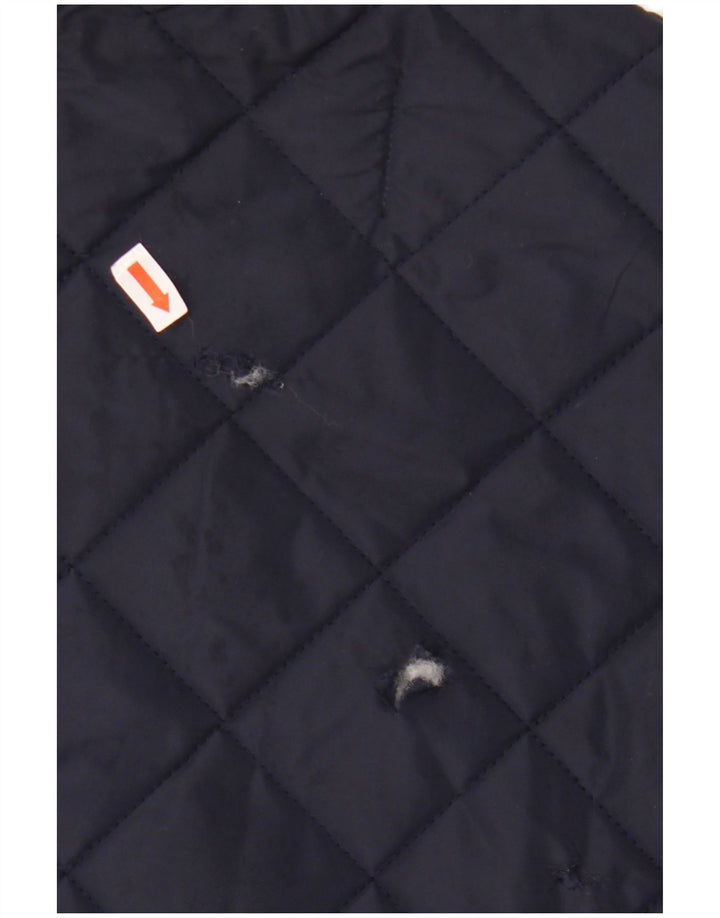 Replay Herren Steppjacke UK 40 Large Marineblau Polyester