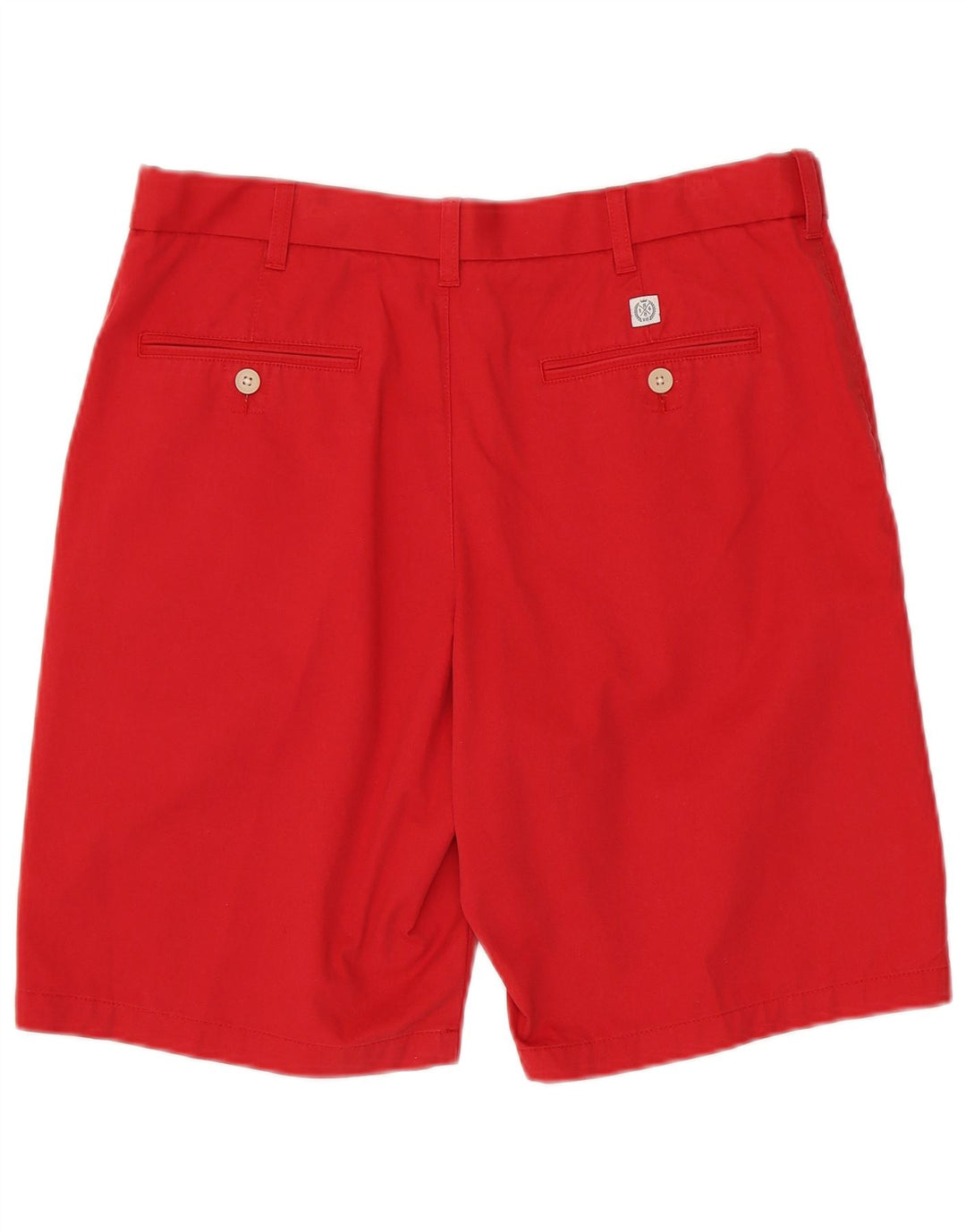 Marks & Spencer Herren-Chinoshorts, W34, Größe L, Rot, Baumwolle