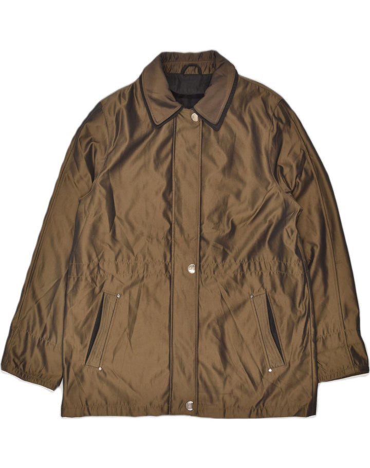 LONDON FOG Womens Windbreaker Jacket UK 16 Large Khaki Polyester | Vintage London Fog | Thrift | Second-Hand London Fog | Used Clothing | Messina Hembry 