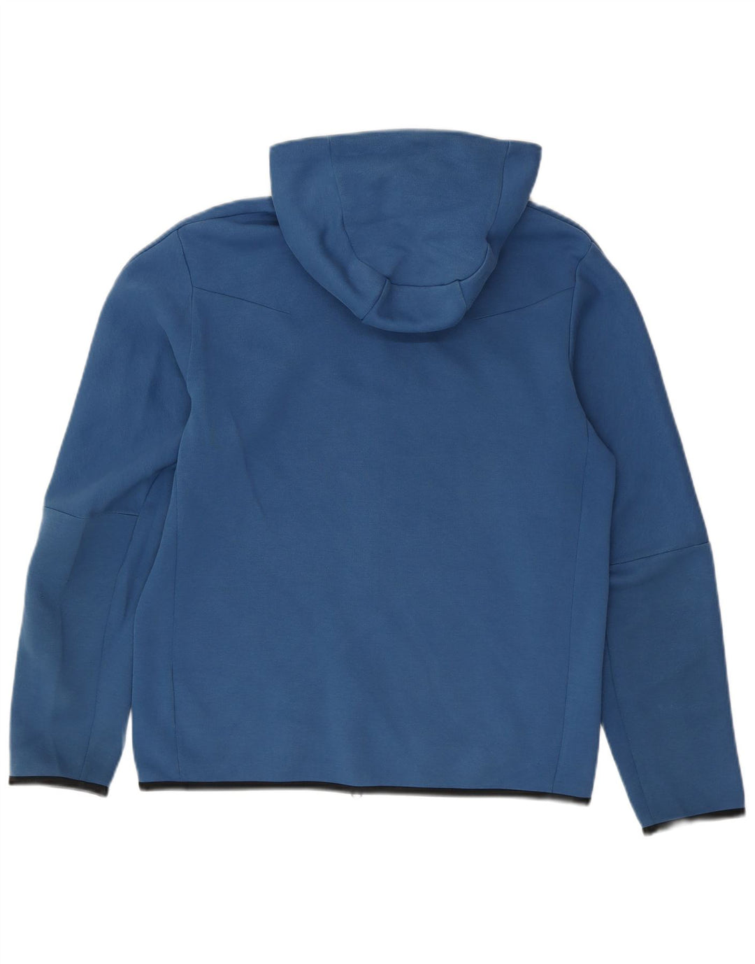 NIKE Herren-Kapuzenpullover mit Reißverschluss, Mittelblau, Baumwolle, Farbblock