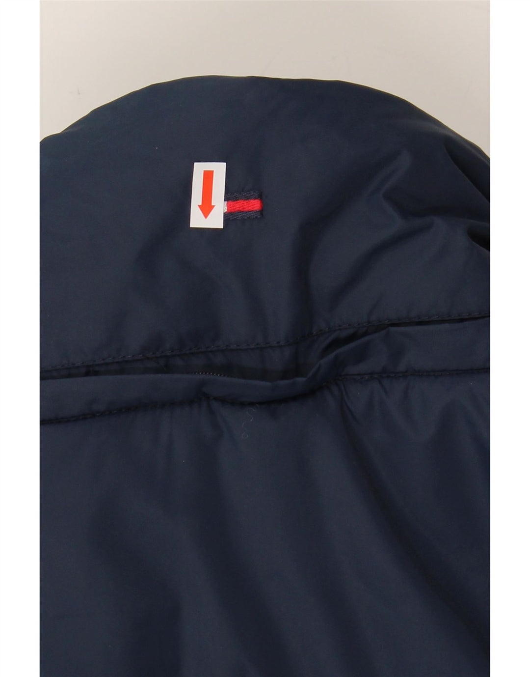 TOMMY HILFIGER Mens Padded Jacket UK 38 Medium Navy Blue Nylon Vintage Tommy Hilfiger and Second-Hand Tommy Hilfiger from Messina Hembry 