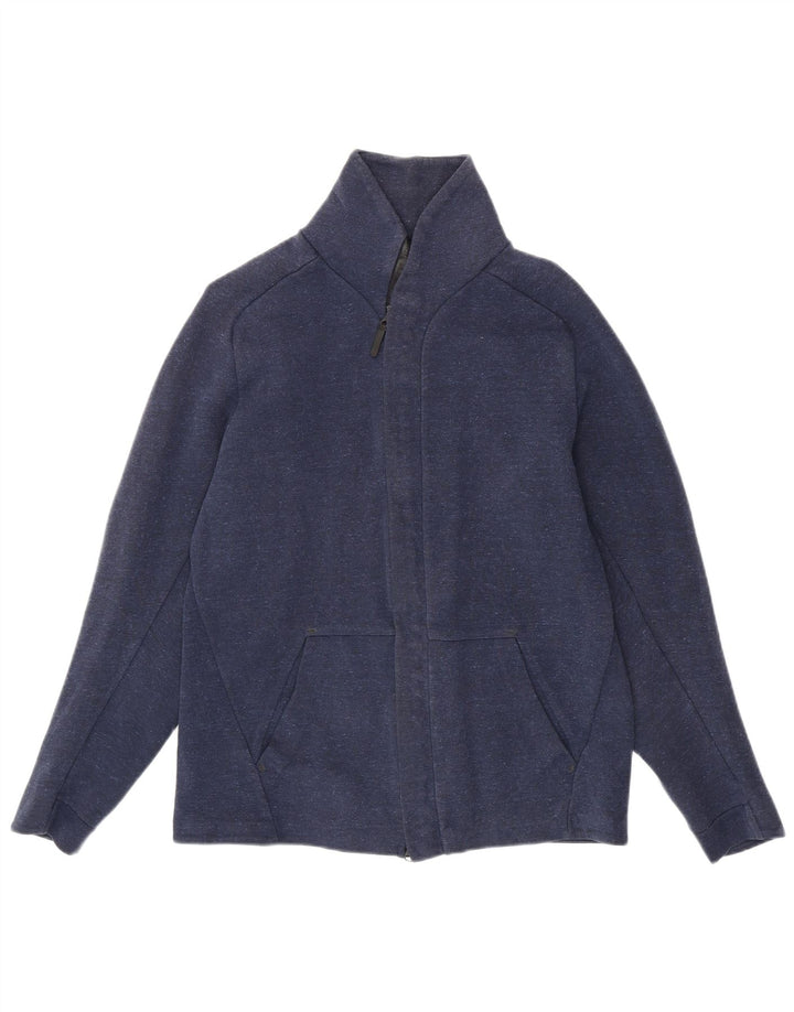 Nike Herren-Trainingsanzug-Oberteil aus Baumwolle in mittlerem Marineblau