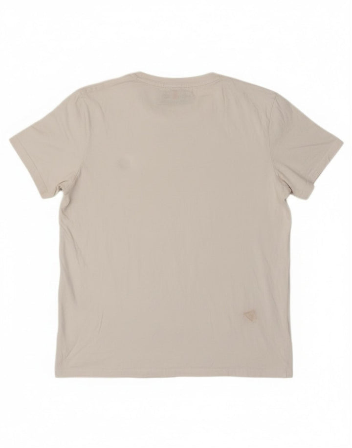 Timberland Herren Slim Fit T-Shirt Top Große weiße Baumwolle