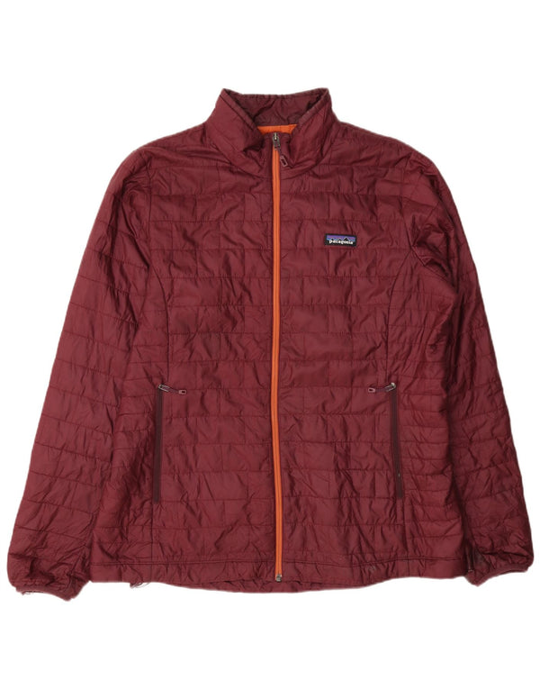 Patagonia Damen Wattierte Jacke UK 18 XL Burgund Polyester