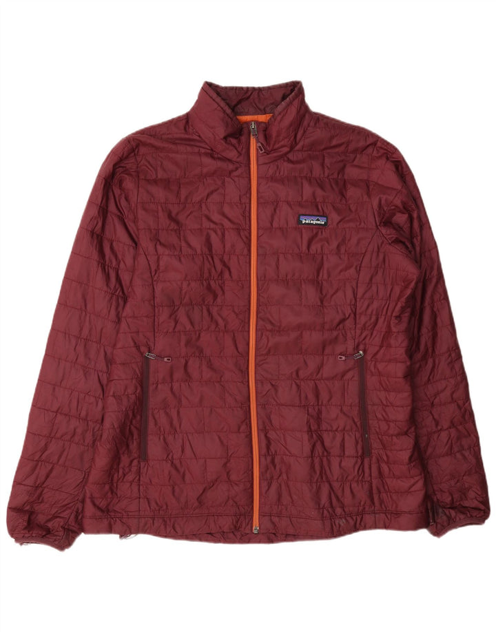 Patagonia Damen Wattierte Jacke UK 18 XL Burgund Polyester
