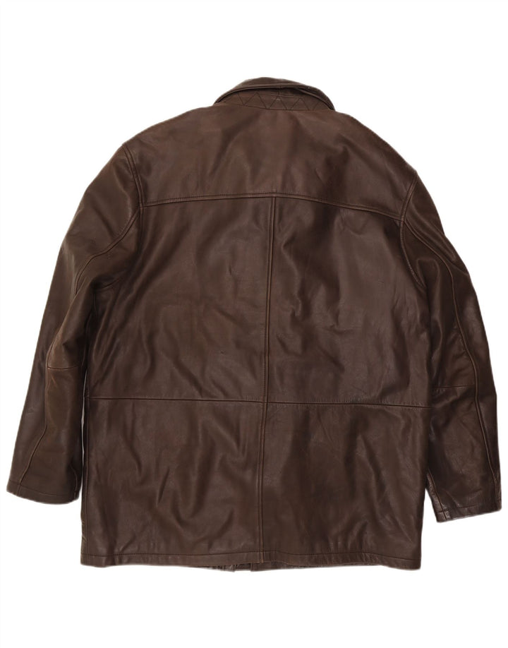 Reed Herren Lederjacke UK 40 Large Braun