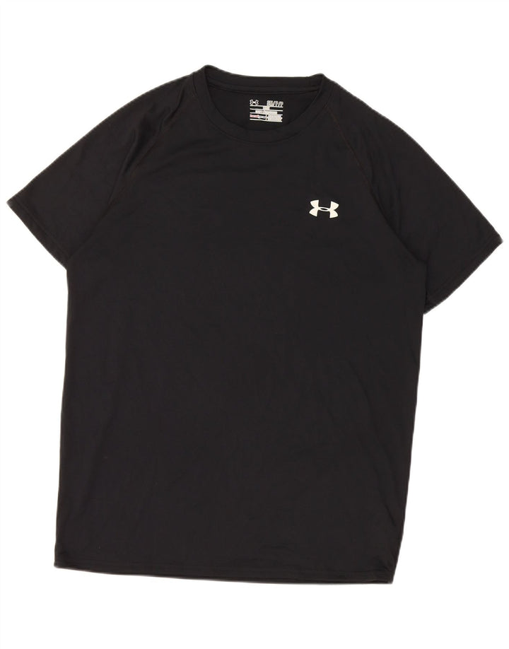 Under Armour Herren Heat Gear T-Shirt Top Small Schwarz Polyester