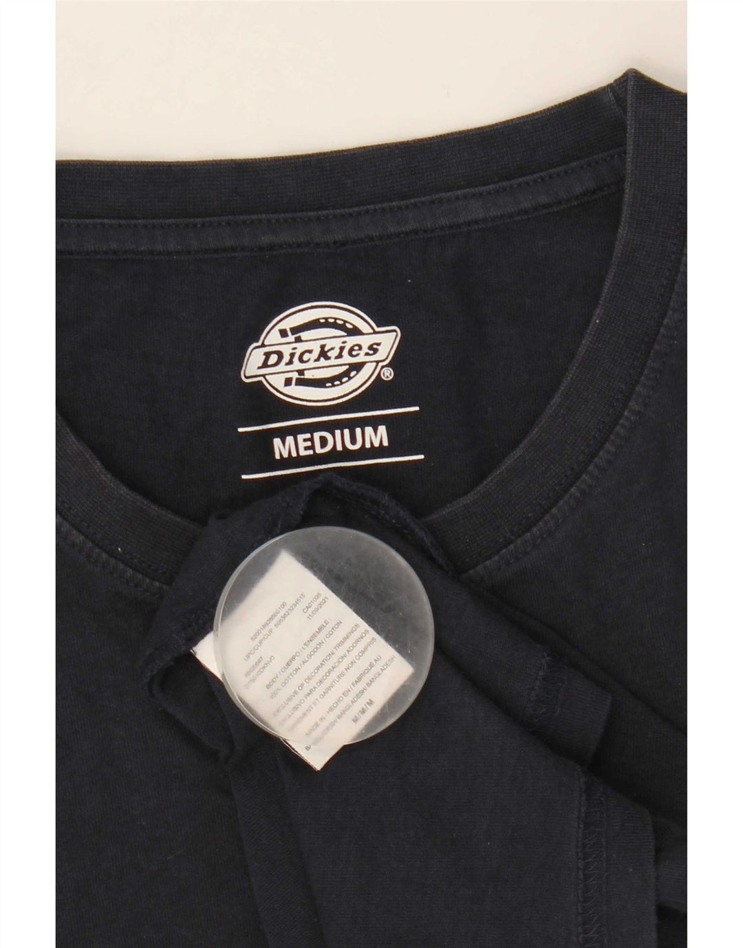 Dickies Herren-T-Shirt mit Grafik, mittelmarineblaue Baumwolle