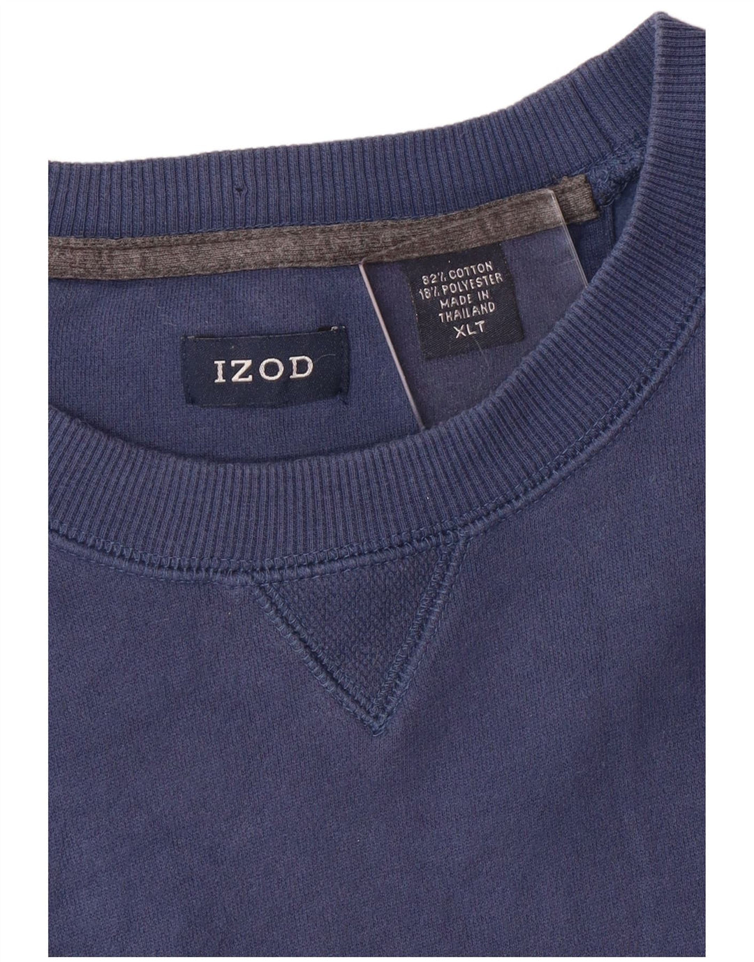 Izod Mens Tall Sweatshirt Pullover XL Marineblau Baumwolle