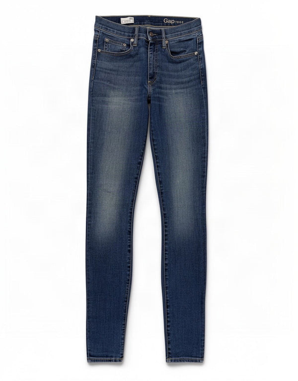 Gap Damen Skinny Jeans W26 L30 Blau