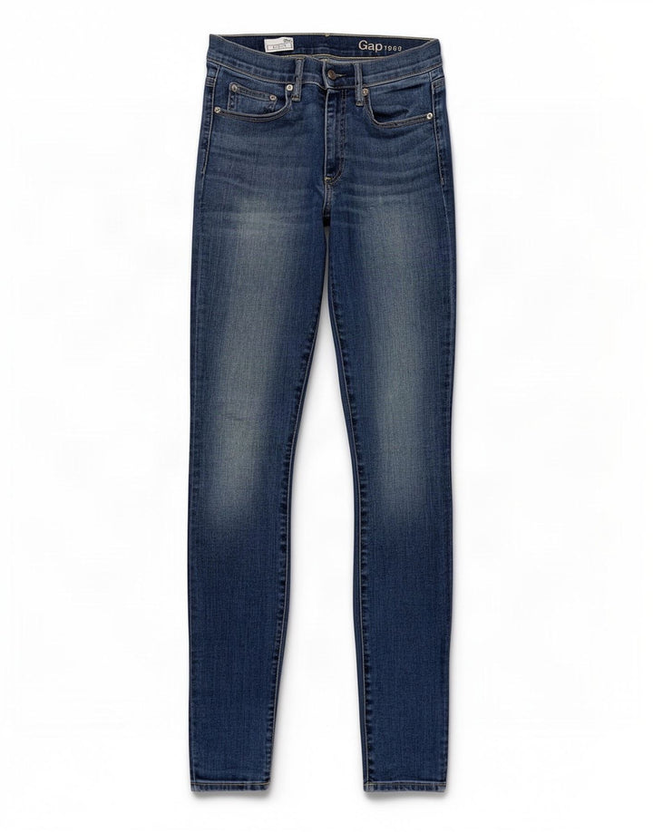 Gap Damen Skinny Jeans W26 L30 Blau