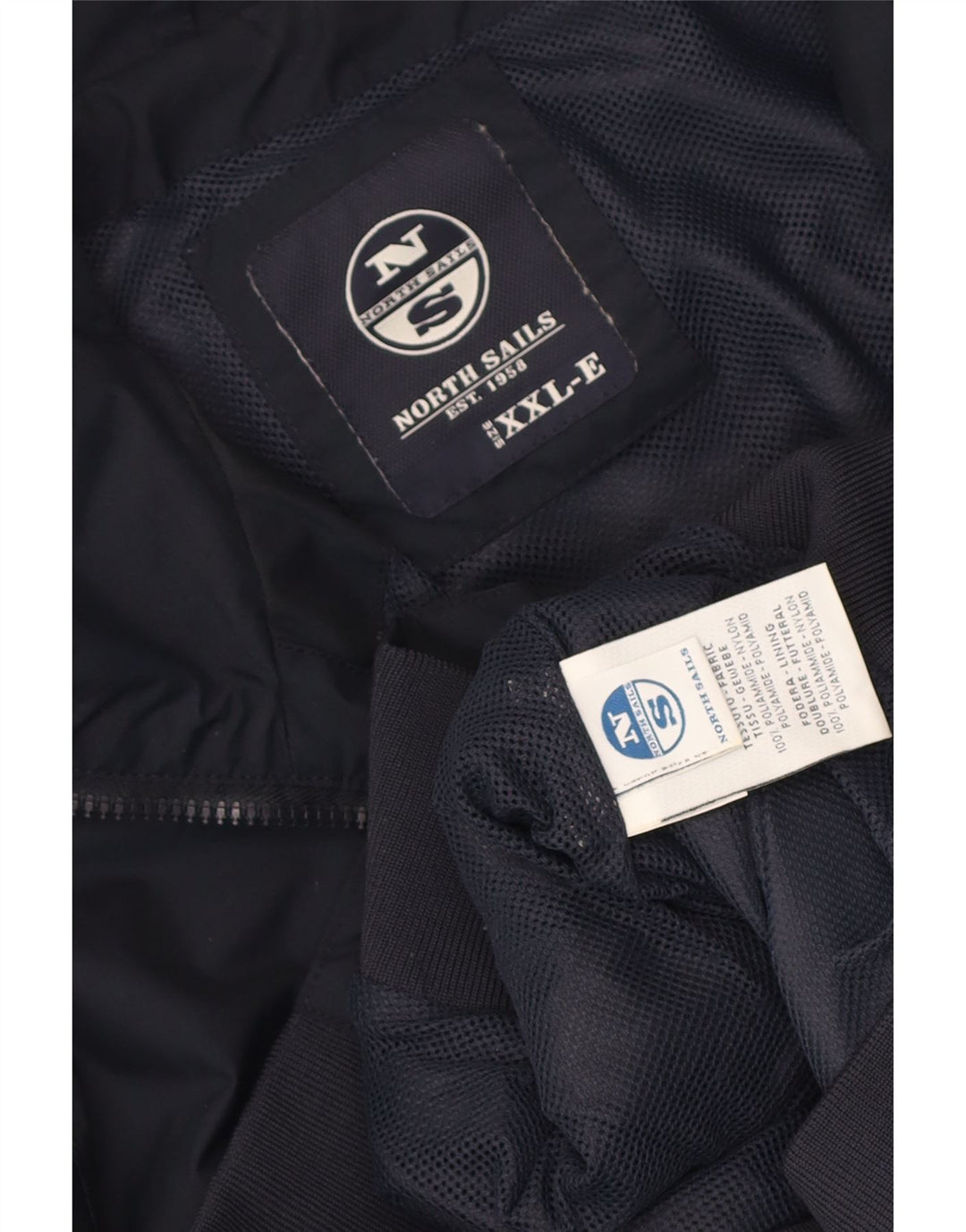 North Sails Herren Bomberjacke UK 44 2XL Marineblau Polyamid