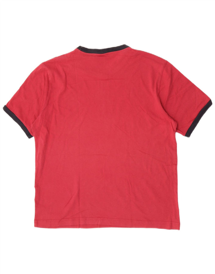 Champion Herren-T-Shirt mit Grafik, Größe L, aus roter Baumwolle
