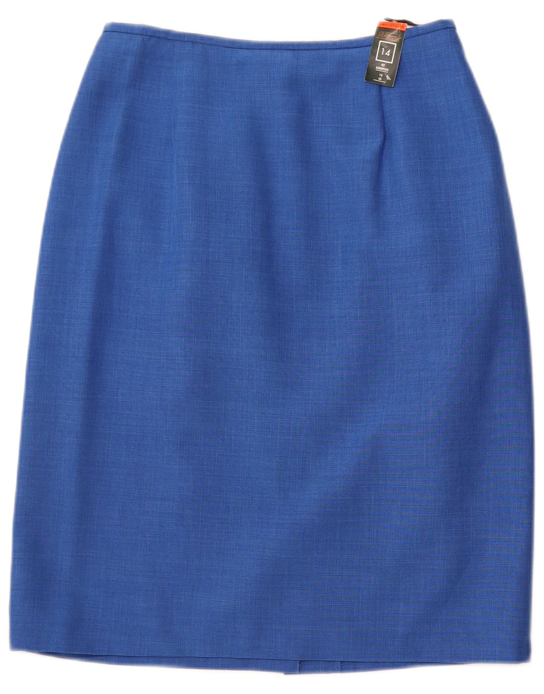 ST. BERNARD Damen-Bleistiftrock mit hoher Taille, UK 14, Größe L W28, blau, Polyester