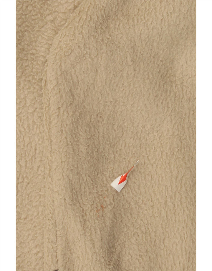 Fila Herren Fleecejacke UK 40 Large Beige Colourblock Polyester