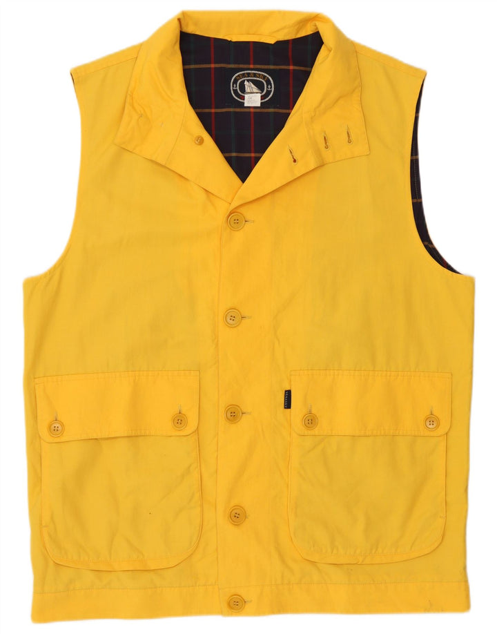 Sea & Sky Herren-Utility-Gilet UK 38 Mittelgelbe Baumwolle