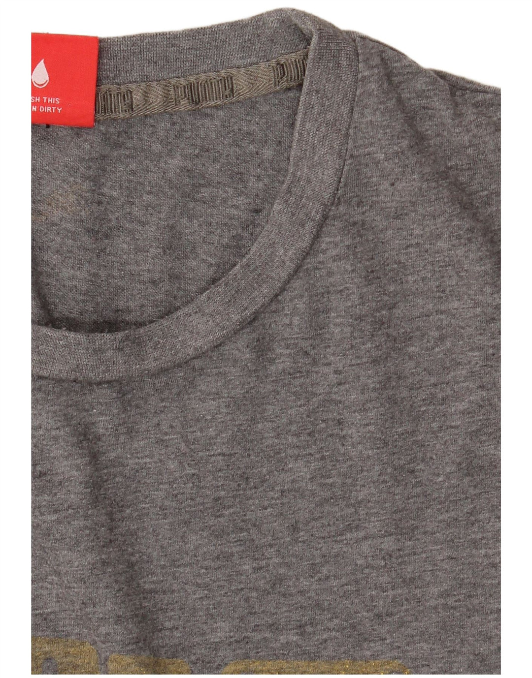 Puma Herren Grafik T-Shirt Top XL Grau