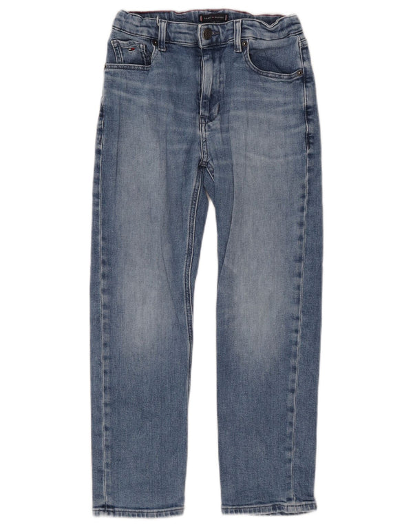 Tommy Hilfiger Straight Jeans für Jungen, 9–10 Jahre, W25, L22, blaue Baumwolle