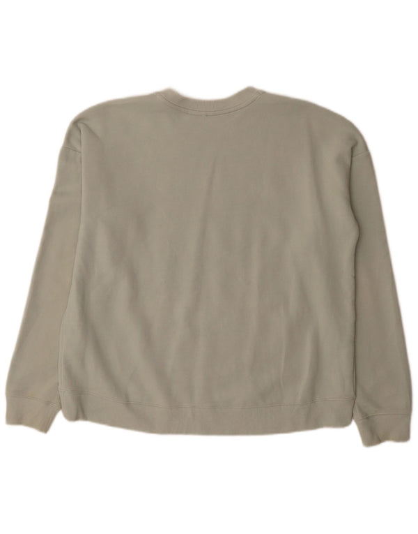 Under Armour Womens Graphic Oversized Sweatshirt Pullover UK 6 XS Grün