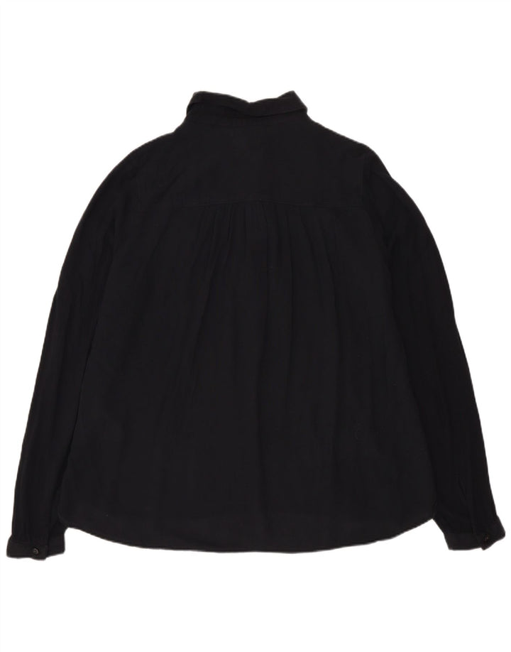 LEVI'S Damen-Oversize-Pullover-Hemd, Gr. 10, Größe S, Schwarz