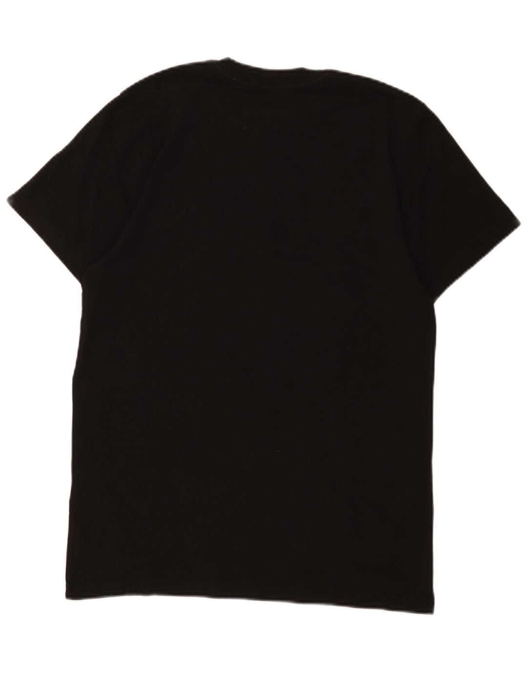 Vans Herren Custom Fit Grafik-T-Shirt-Oberteil aus mittelschwarzer Baumwolle