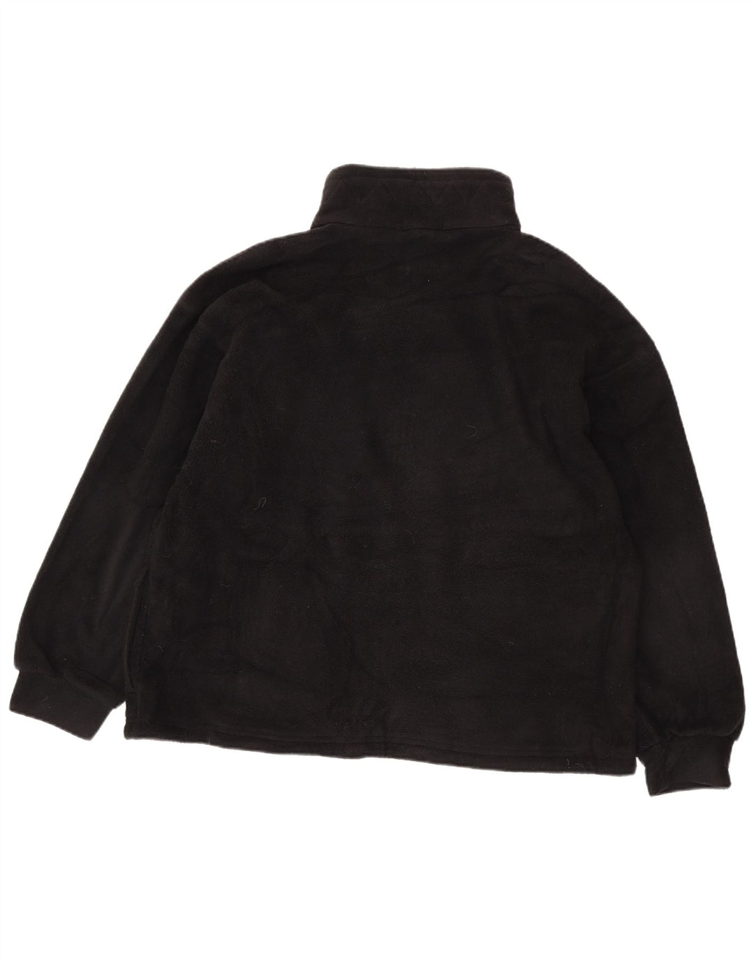 Marks & Spencer Damen-Fleecejacke in Übergröße, Größe UK 16, Größe L, Schwarz, Polyester