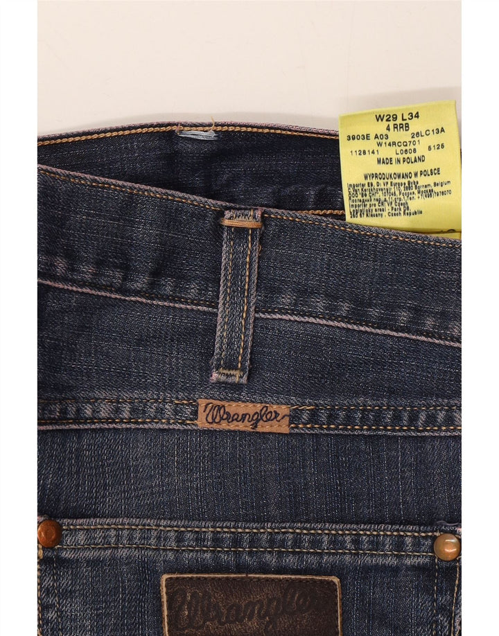 WRANGLER Womens Straight Jeans W29 L28 Blue Cotton