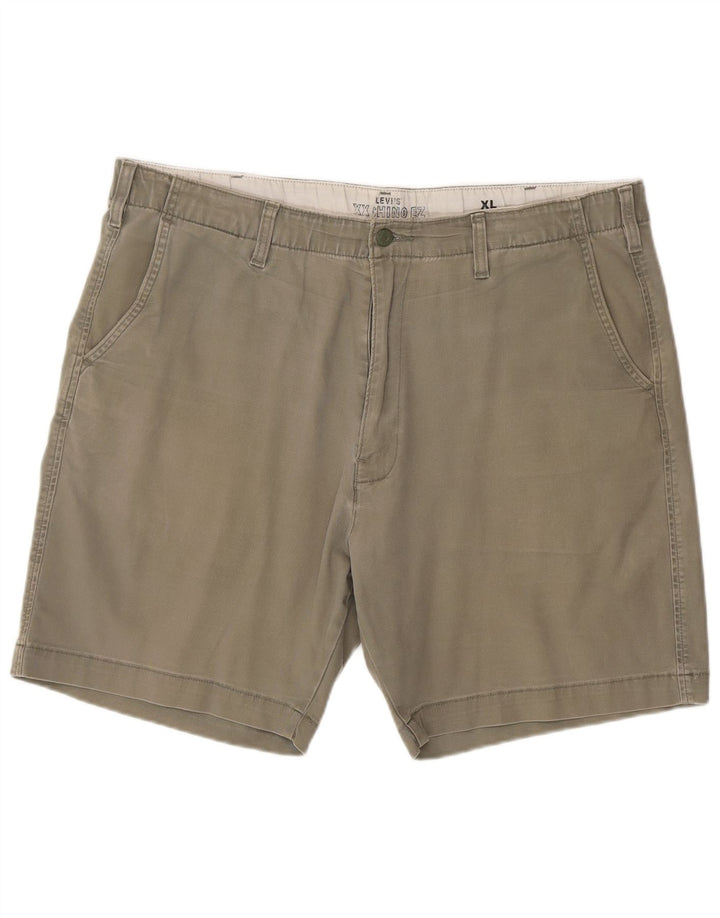 Levi's Herren Chinoshorts XL W40 Khaki Baumwolle