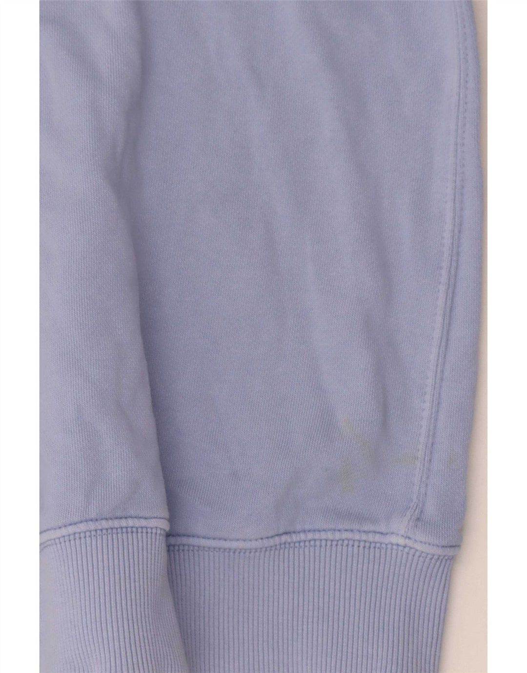Fat Face Damen-Sweatshirt-Pullover UK 12 Mittelblaue Baumwolle