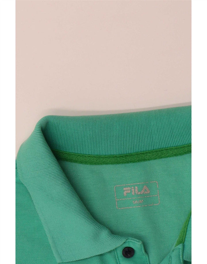 Fila Herren Poloshirt Mittelgrüne Baumwolle