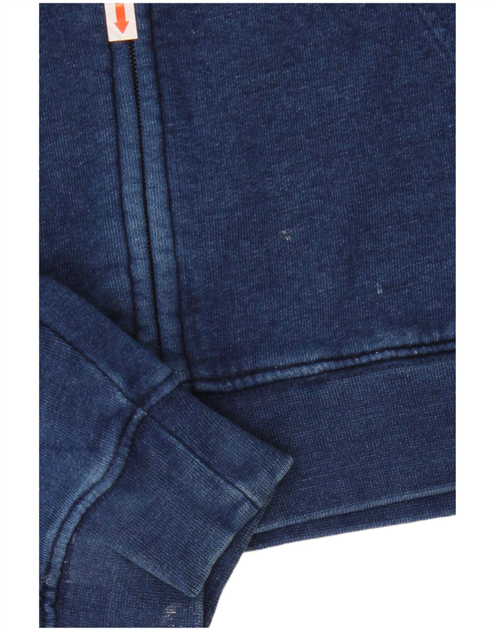 CHAMPION Herren-Kapuzenpullover mit grafischem Reißverschluss, Größe S, Marineblau