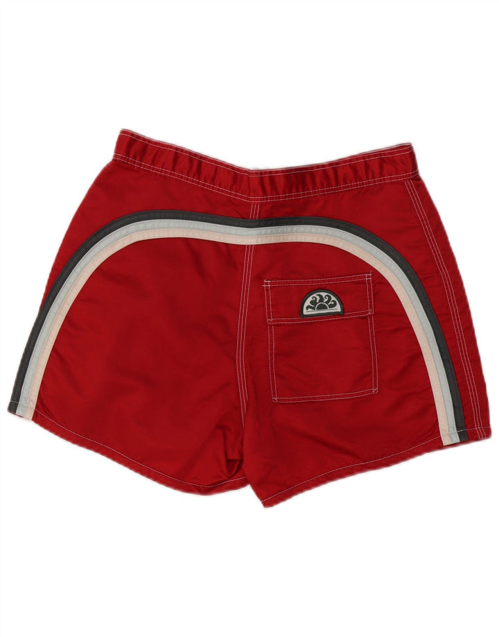 Sundek Herren-Badeshorts, Größe S, Rot