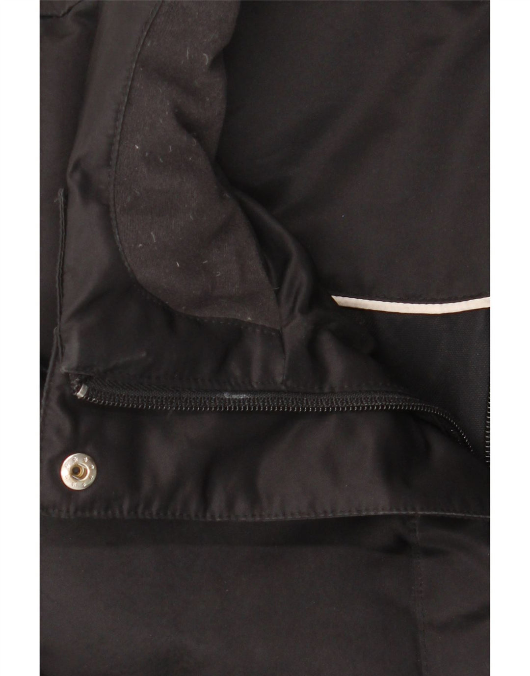 Adidas Damen gepolsterter Mantel UK 14 Medium Schwarz Polyester
