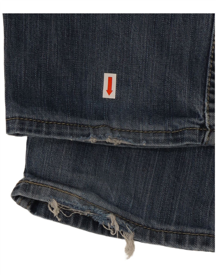 Levi's Herren Straight Jeans W32 L30 Blaue Baumwolle