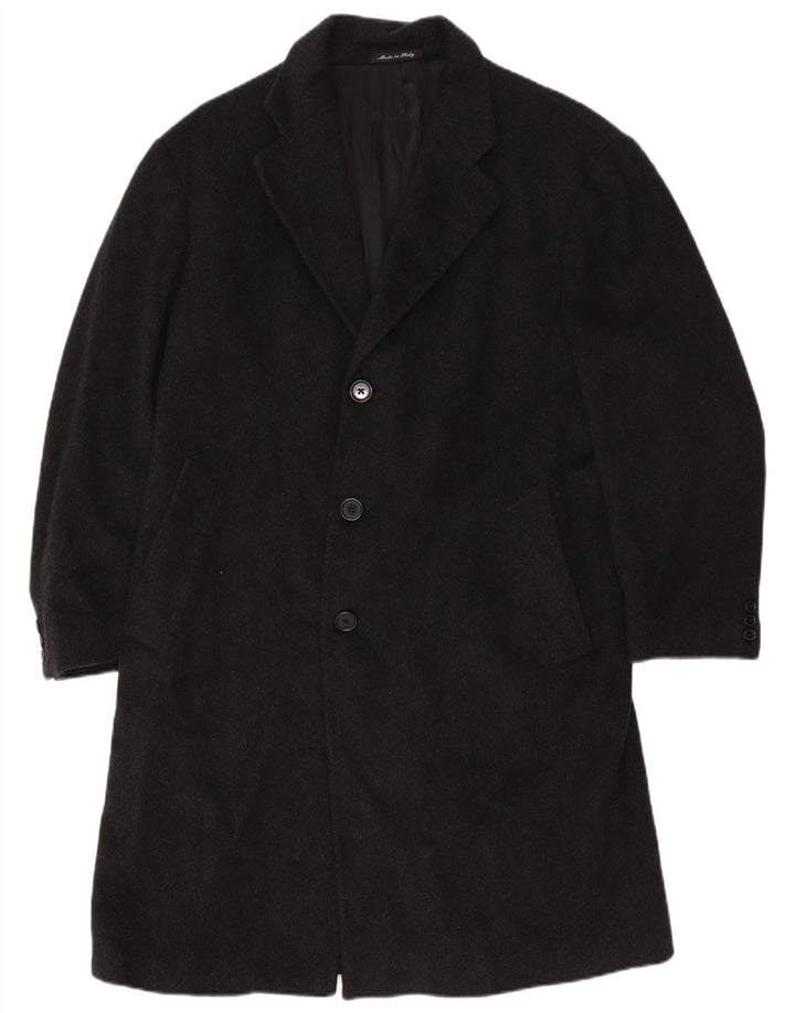 Fratelli Bacci Herrenmantel UK 40 Large Grauer Kaschmir