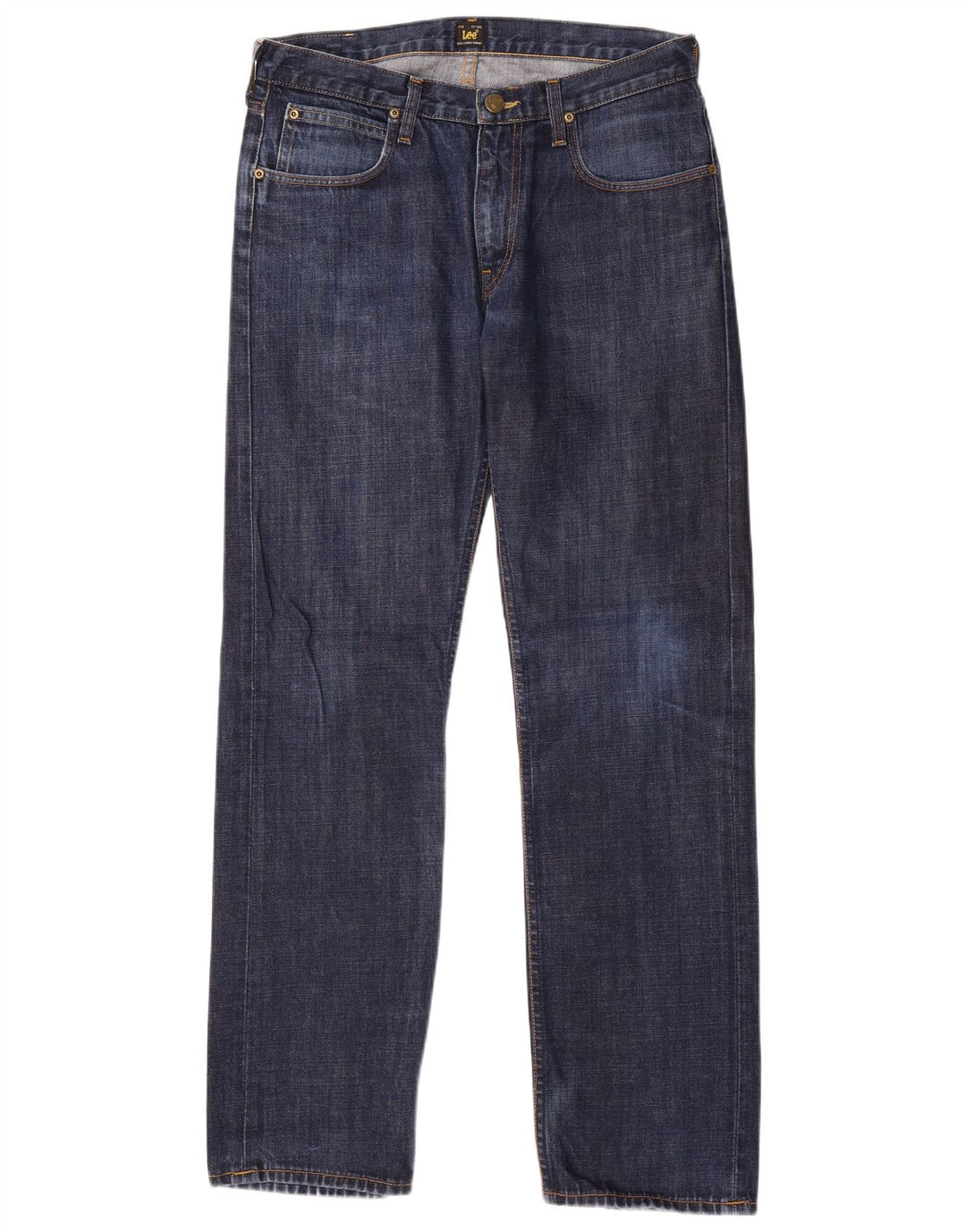 LEE Herren Blake Straight Jeans W32 L32 Blaue Baumwolle