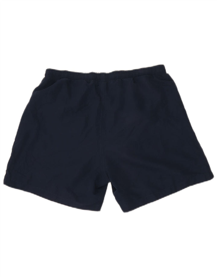 Kappa Herren Graphic Sport Shorts Medium Marineblau Polyester