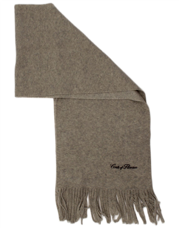 Conte of Florence Herren-Fleece-Rechteckschal, Einheitsgröße, graues Polyester