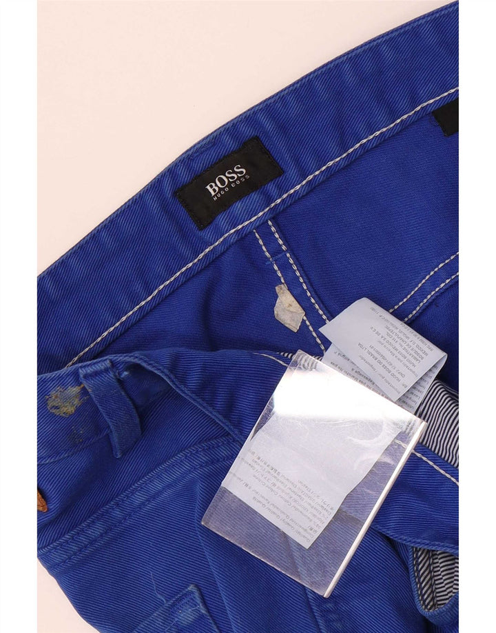 Hugo Boss Herren Slim Jeans W36 L32 Blaue Baumwolle