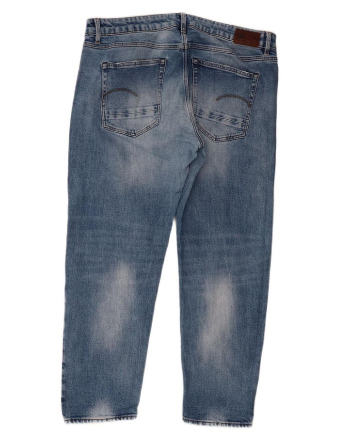 G-Star Herren Straight Jeans W32 L27 Blaue Baumwolle