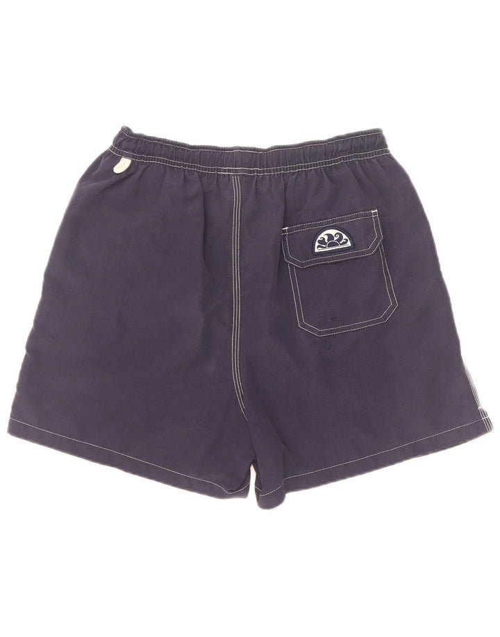 Sundek Herren-Badeshorts, mittelgroß, marineblaues Nylon