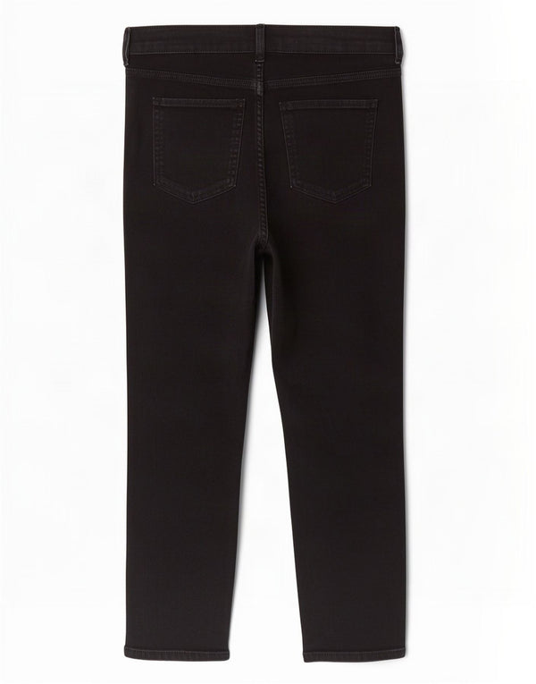 Marks & Spencer Damen Slim-Fit-Cropped-Jeans UK 14 Large W34 L23 Schwarz