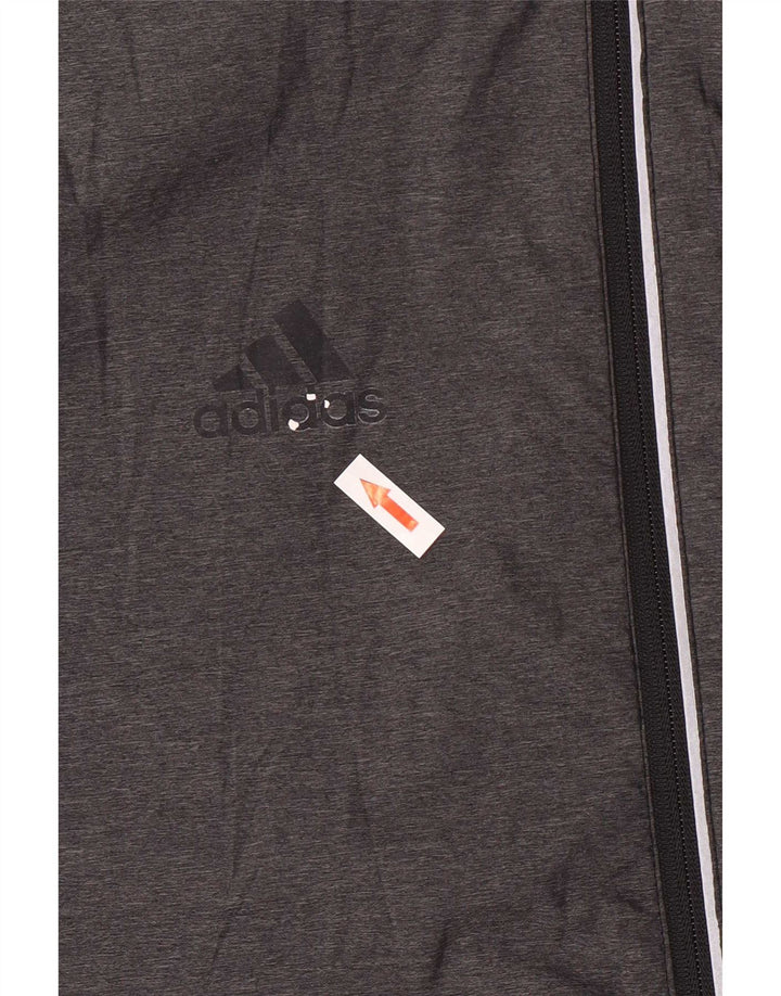 Adidas Herren Redhawk Graphic Regenjacke UK 38 Mittelgrau Farbblock