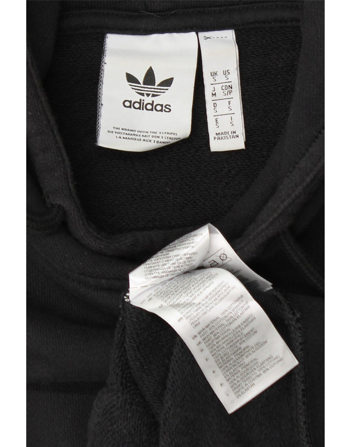 Adidas Herren Kapuzenpullover Small Schwarz Baumwolle