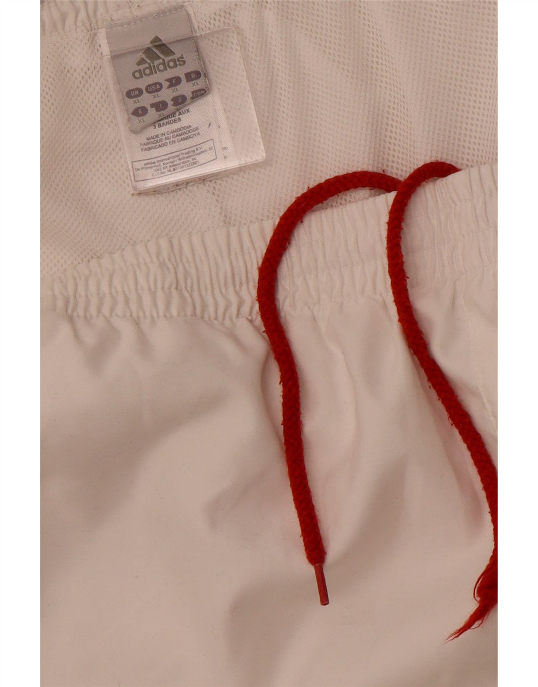 Adidas Herren Sport Shorts XL Weiß Polyester