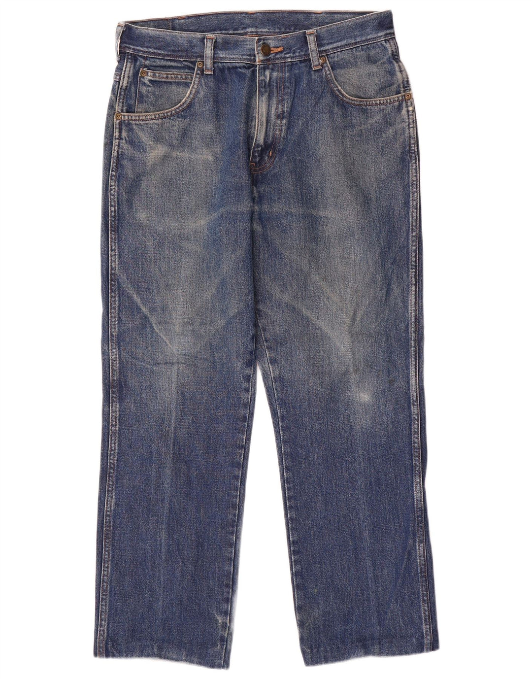 Wrangler Herren-Jeans mit normaler Passform, gerade Passform, W32, L27, Blau, Baumwolle
