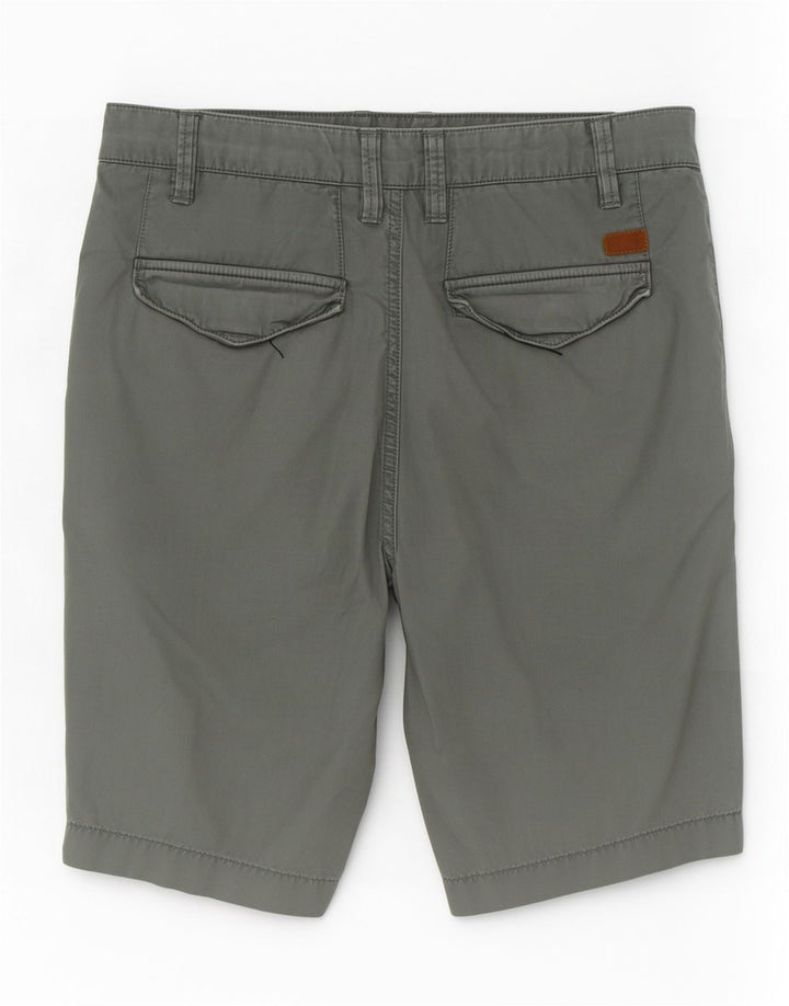 Timberland Herren Chinoshorts W29 Small Grau Baumwolle