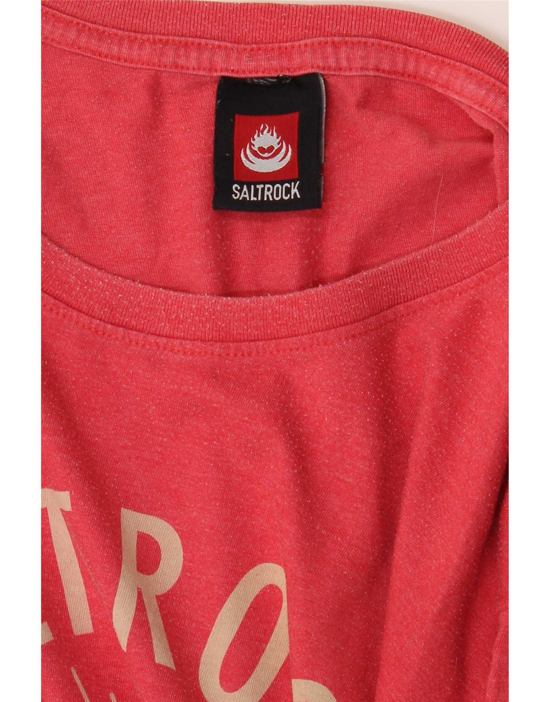 Saltrock Herren-T-Shirt mit Grafik, Größe L, Rosa